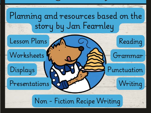 'Mr. Wolf's Pancakes' Year 1 English Planning and Resources