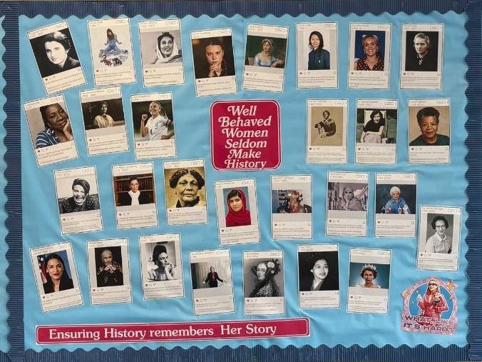 Wall Display - Women in History