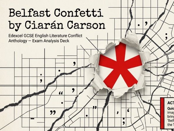 Belfast Confetti by Ciaran Carson | Edexcel Conflict Poetry Anthology | GCSE
