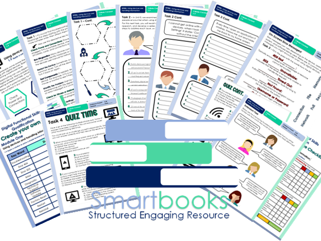 Digital Functional Skills - Mod 1 - Using Devices & Handling Information - 1.9 - Troubleshooting