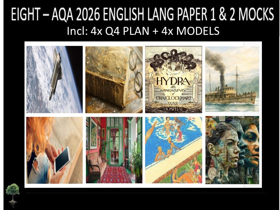 EIGHT - AQA PAPER 1 & 2 | 2026 FULL MOCKS | Q4 PLAN | MODELS