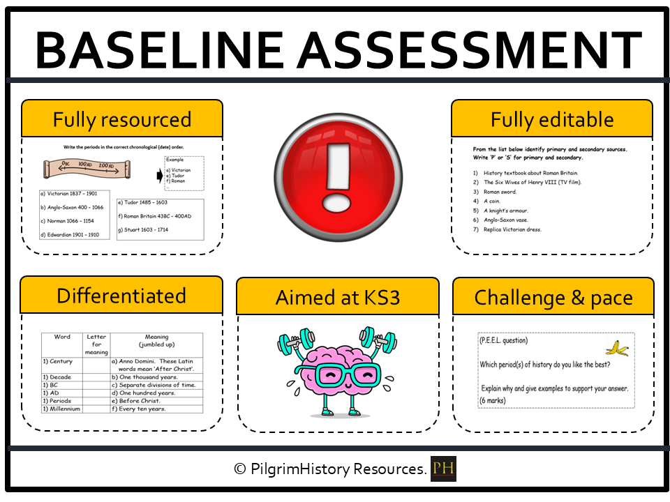 KS3 History skills: History Baseline Test