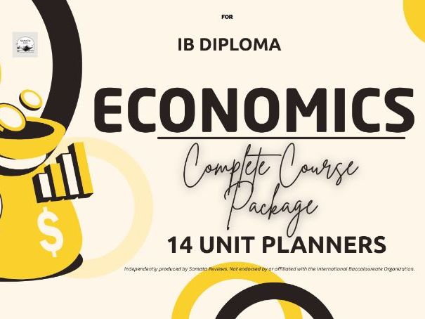 IBDP Economics Complete Course Bundle — All 4 Units - 14 Unit Planners for SL & HL