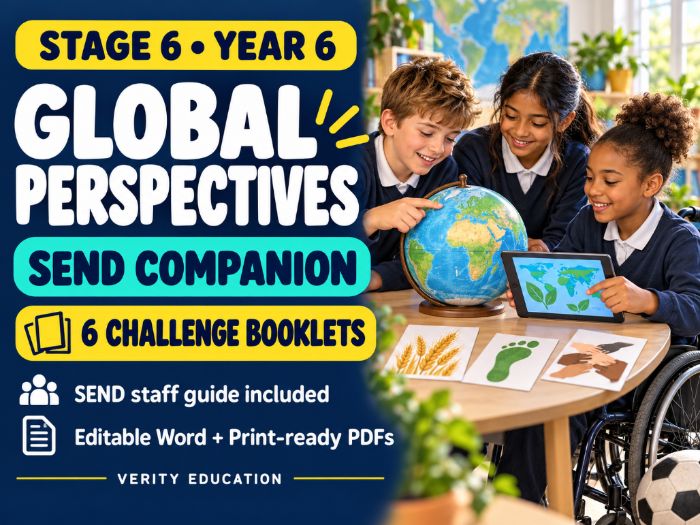 Global Perspectives Stage 6 — SEND Companion (All 6 Challenges)