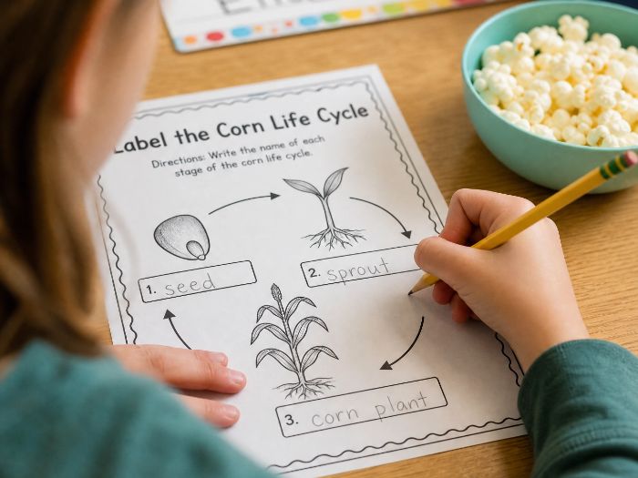 Life Cycle of a Corn Plant
