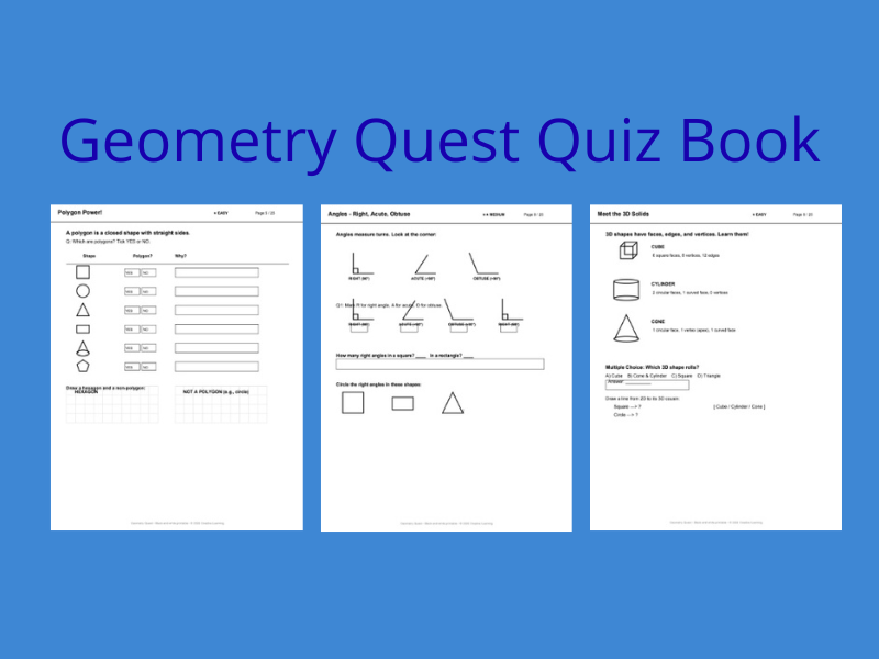 Geometry Quest Quiz Book