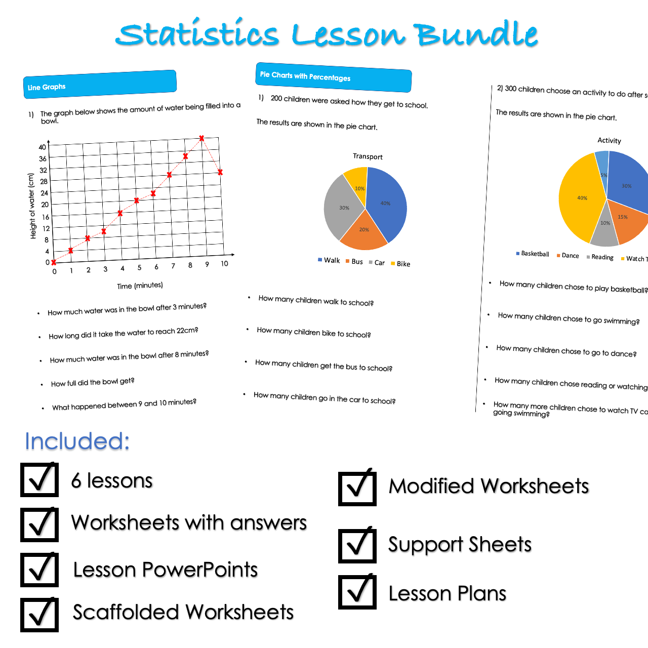 Year 6 Statistics Complete Unit