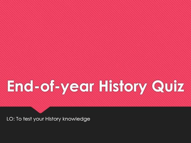 History Quiz- General Knowledge