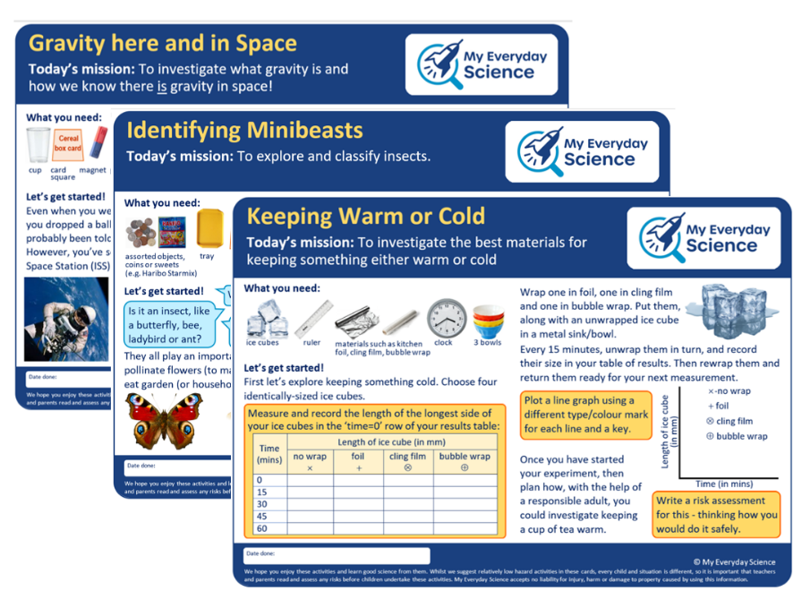 My Everyday Science KS2 cards - Complete KS2 NC Pack