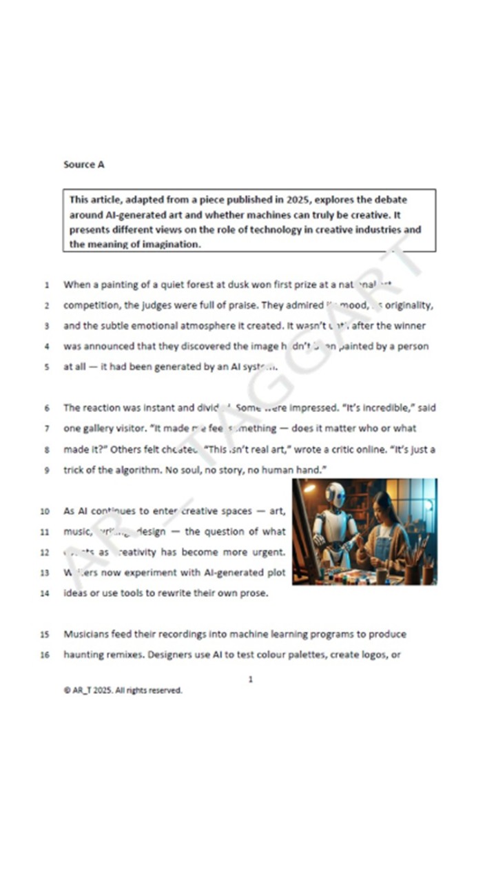 One AQA 2026 GCSE English Language Paper 2 Mock | AO Grids - (aia ...