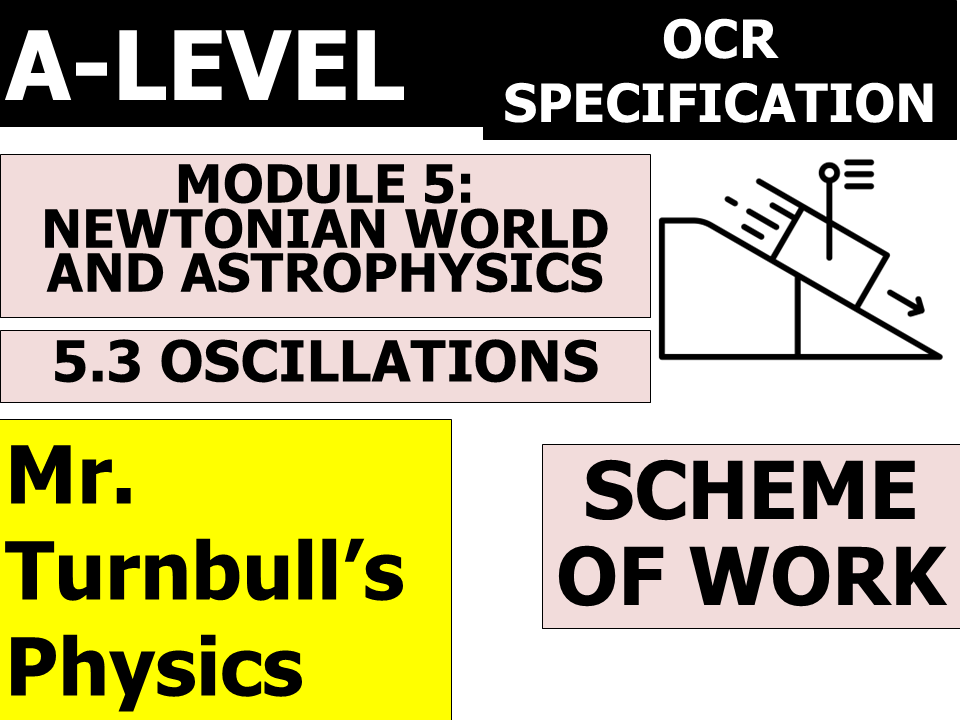 Oscillations Scheme of Work (OCR A-Level Physics)