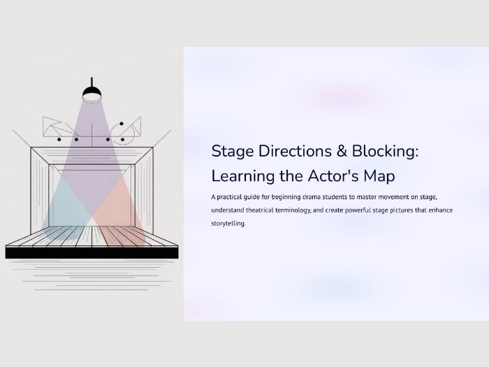 Stage Directions & the Actor's Map Lesson