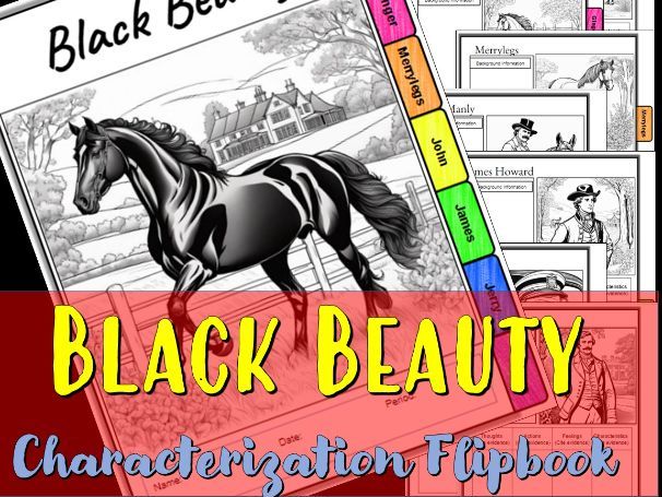 Black Beauty Characterization Flipbook