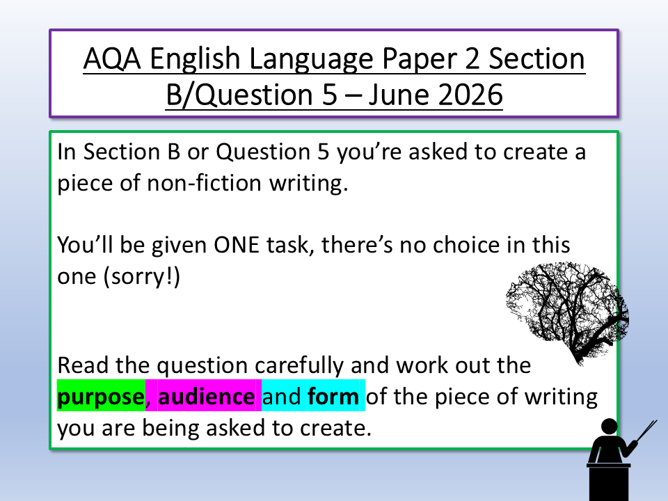 AQA English Language 2026 Paper 2 Q5