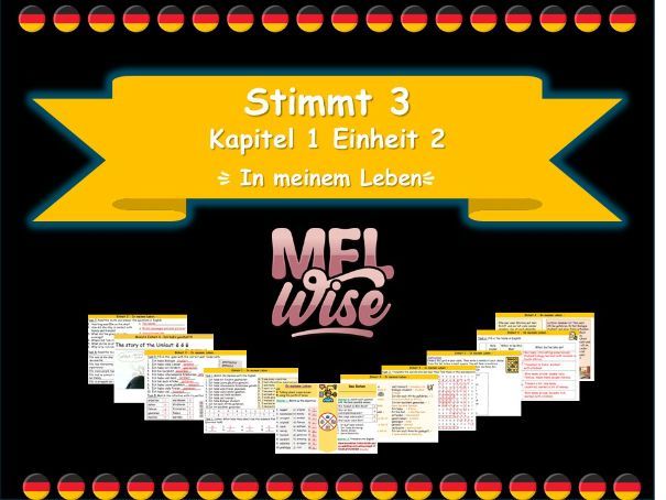 Stimmt 3 Kapitel 1 Einheit 2 - in meinem Leben -