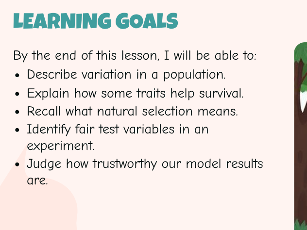 To model how natural selection affects population size.