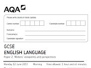 AQA - Language Paper 2 Warm Up Slides