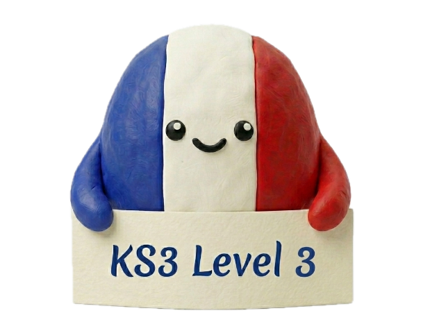 KS3 French Level 3 (Year 9 Continuers) - COMPLETE Vocab Bundle + Answers