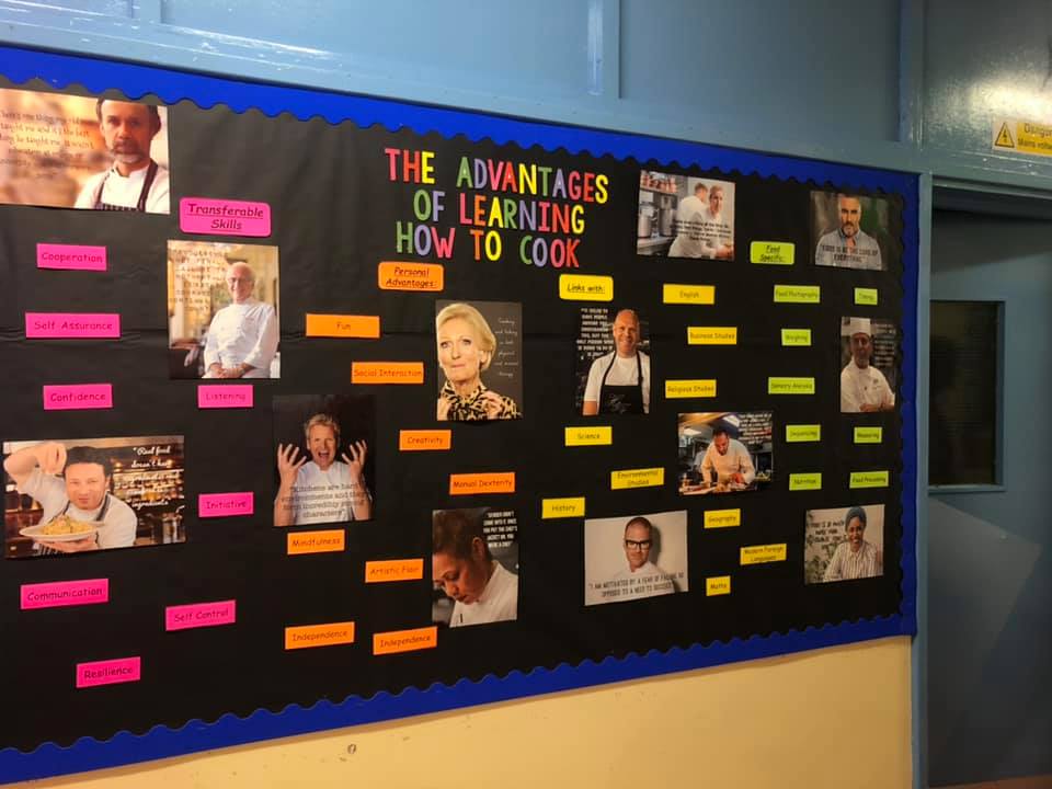 Home Economics Display- The advantages of learning to cook