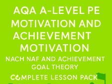 AQA A-Level PE | Motivation and Achievement Motivation | Nach Naf and Achievement Goal Theory |