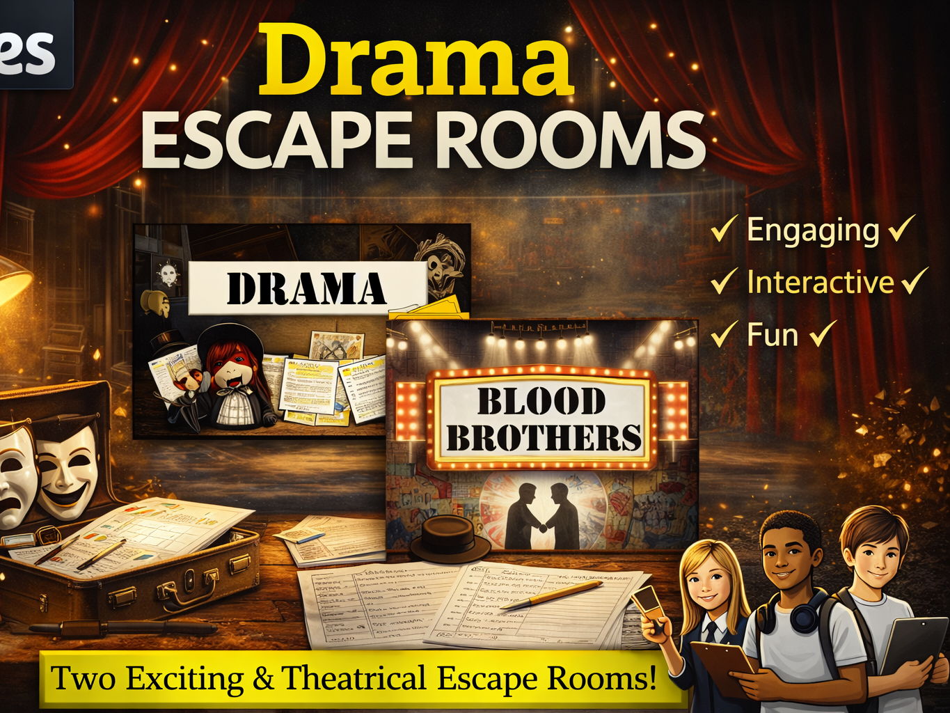 Drama Digital Escape Rooms Bundle