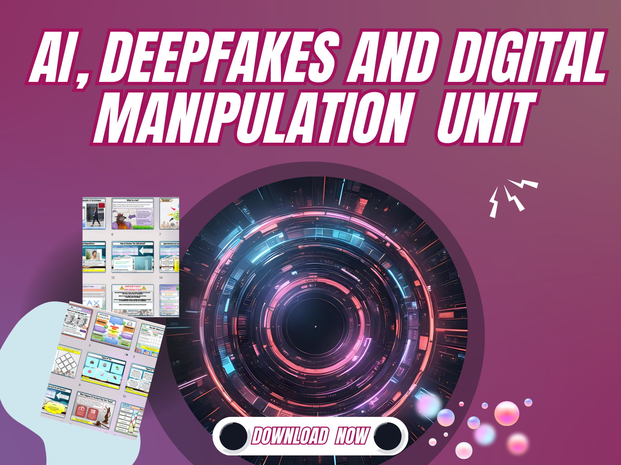AI, deepfakes and online manipulation PSHE KS3 KS4
