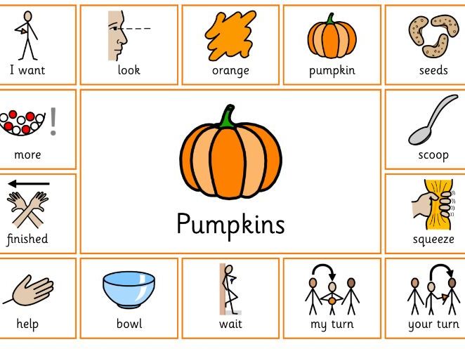 Pumpkin Communication Board
