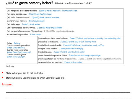 New GCSE Spanish Speaking question booklet practice Modules 4 and 7