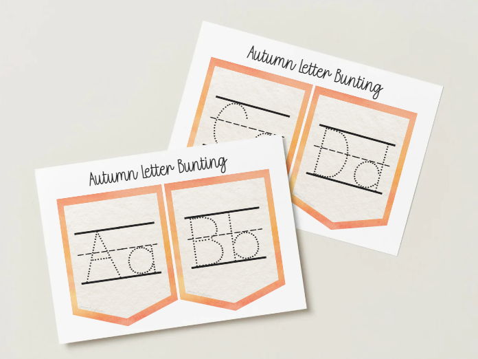 Alphabet Bunting