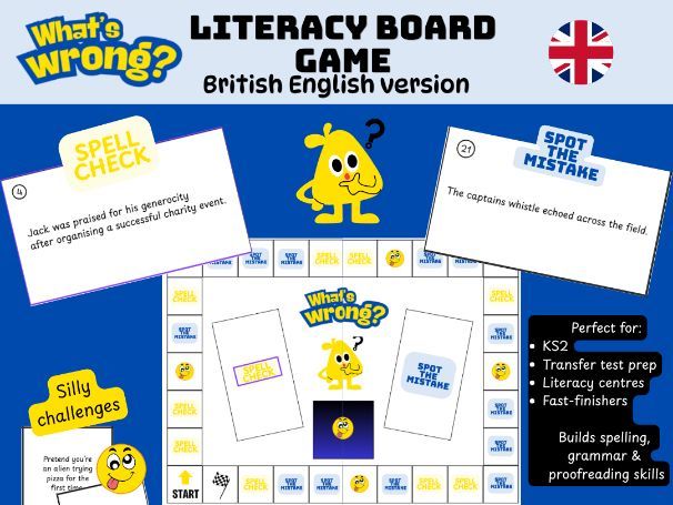 Spelling, Grammar & Punctuation Game