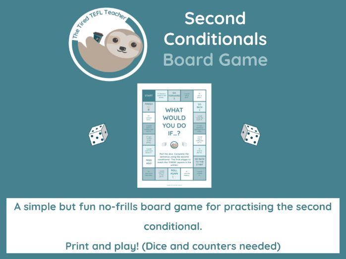 ESL Second Conditionals Board Game