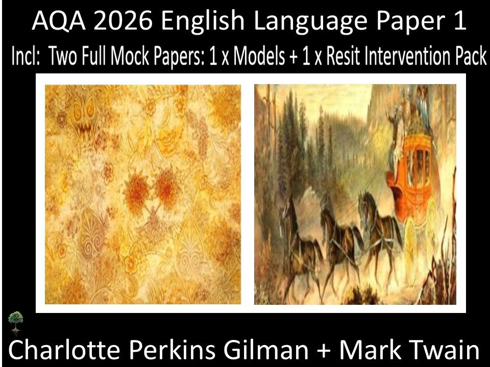 Two AQA 2026 English Language Paper 1 Mocks | Resit Intervention | Models