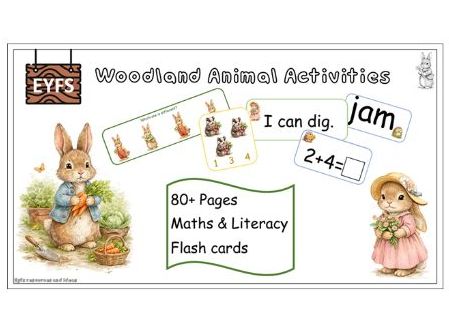 Peter Rabbit-Themed Maths & Literacy Activities Pack