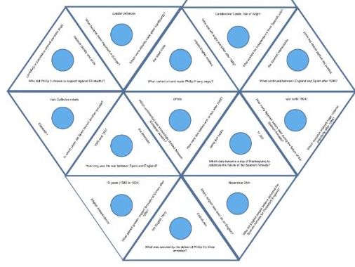 Spanish Armada Consequences - Triangle Match Game