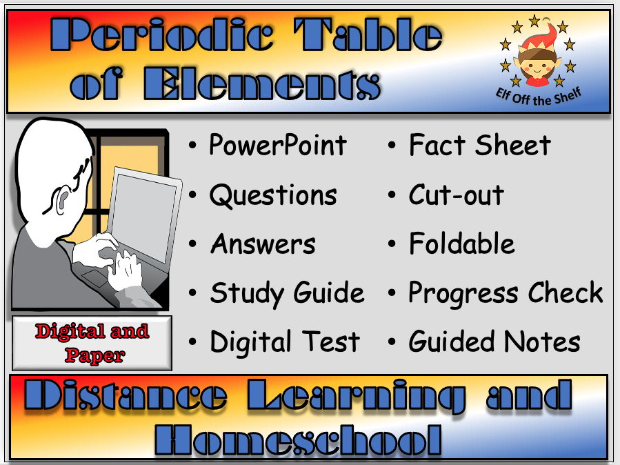 Periodic Table of Elements Explained Fully Resourced Lesson for Distance Learning and Homeschool