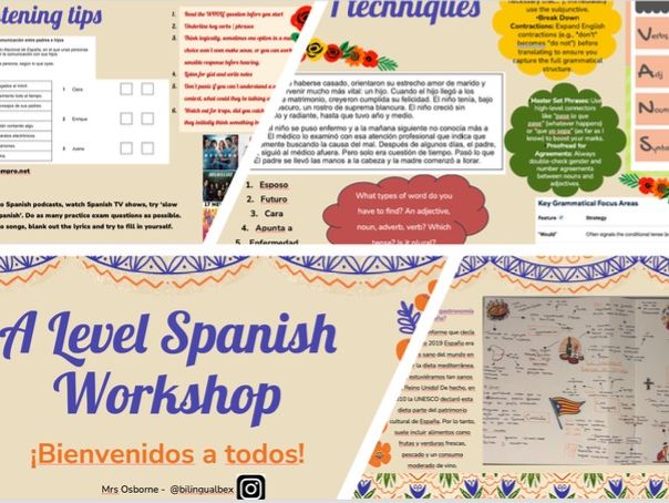 A Level Spanish Revision Workshop