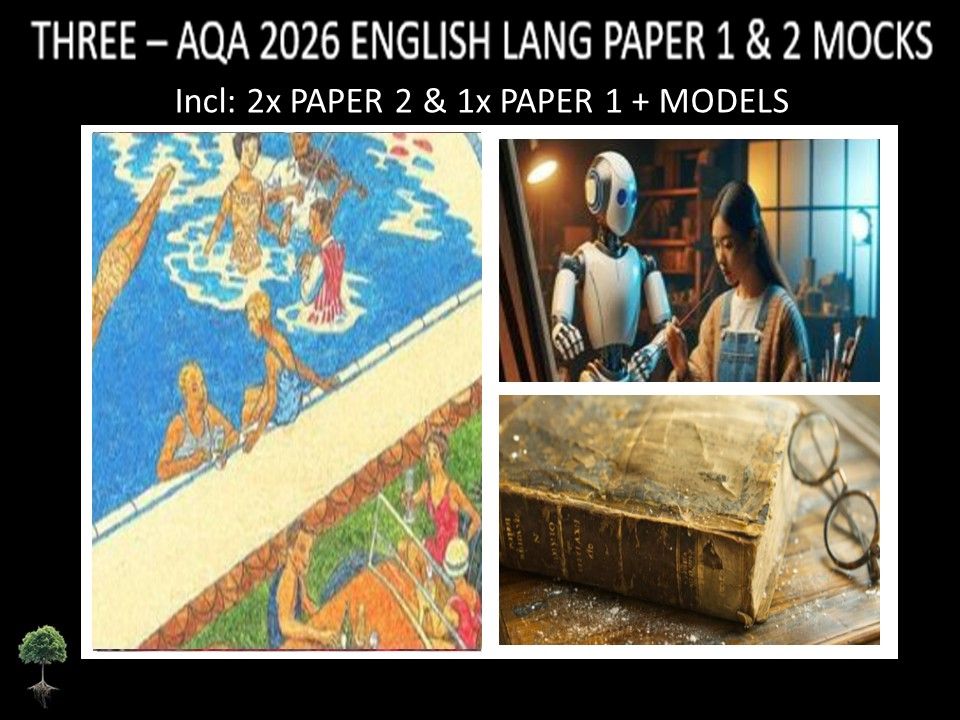 THREE - AQA PAPER 1 & 2 | 2026 FULL MOCKS | MODELS