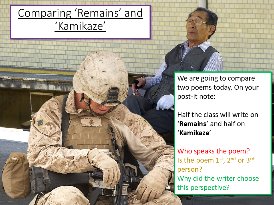 Power and Conflict - Comparing Remains and Kamikaze
