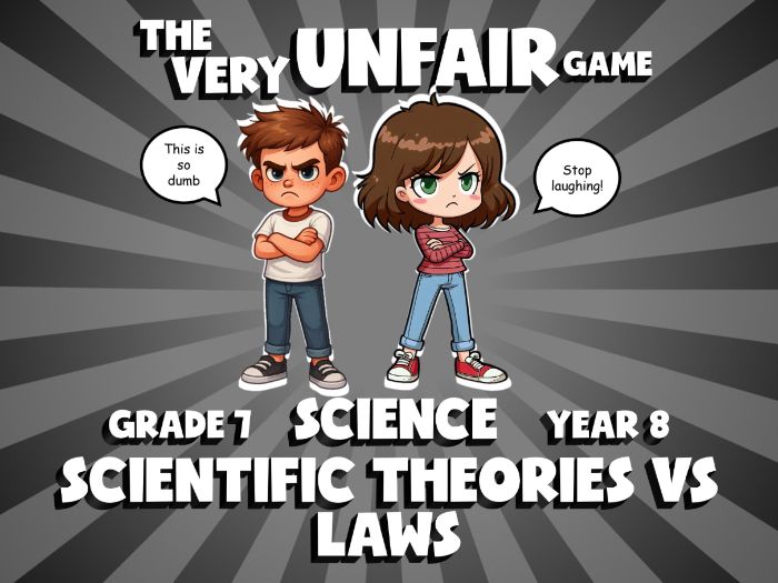 Scientific Theories vs Laws VERY UNFAIR GAME | No-Prep Year 8 Science Review Activity