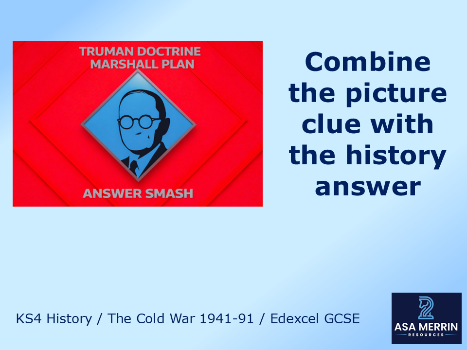 GCSE Cold War | Cold War Origins | Truman Doctrine & Marshall Plan House of Games Quiz