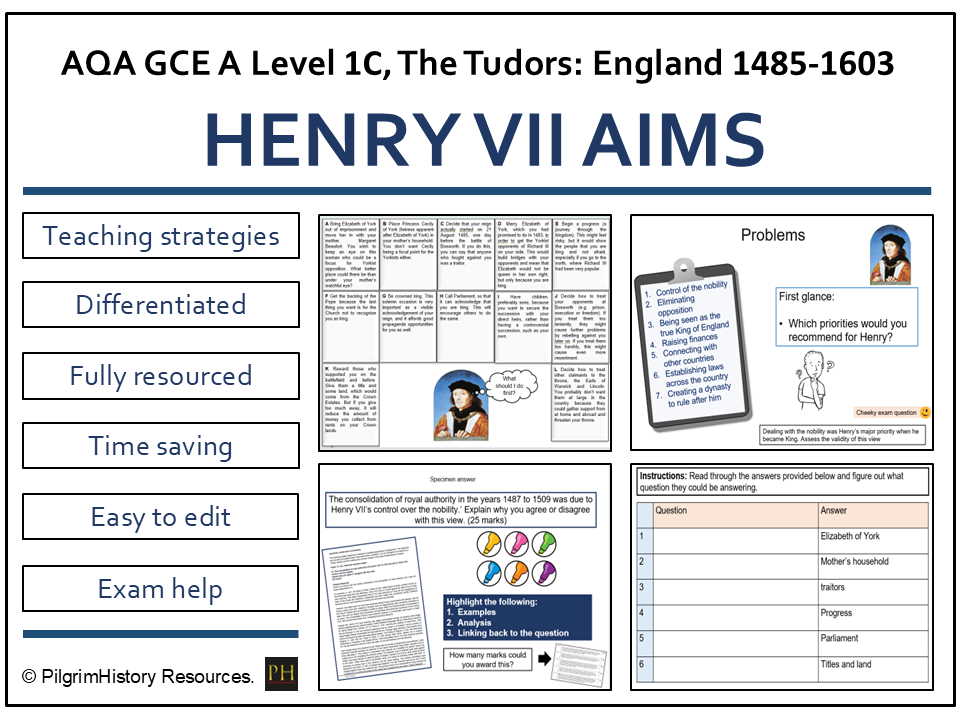 Henry VII Aims of Rule: Stability, Legitimacy and Dynastic Security | AQA A Level History