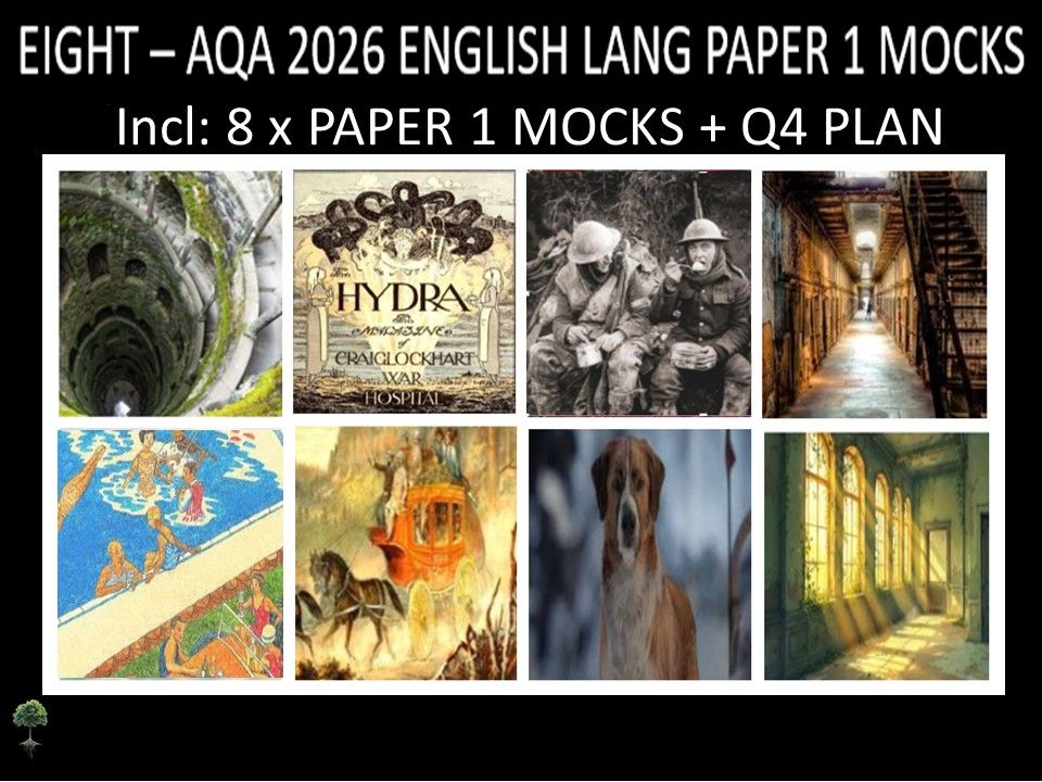 EIGHT - AQA   PAPER 1 | 2026 FULL MOCKS | Q4 PLAN