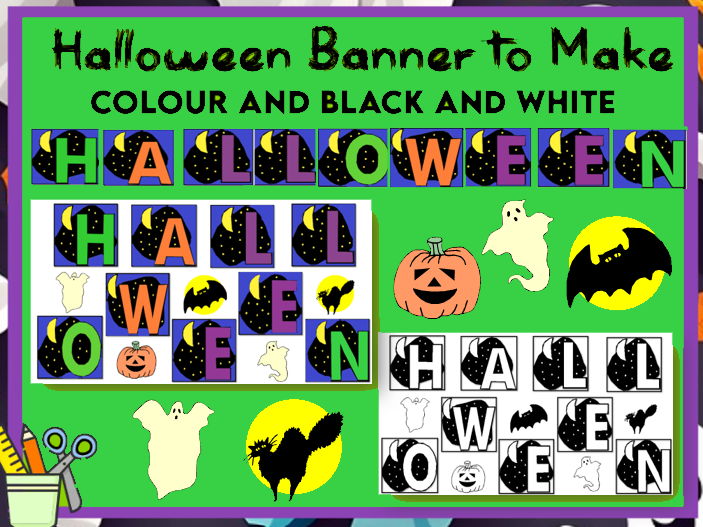 Halloween Banner to Make EYFS and KS1