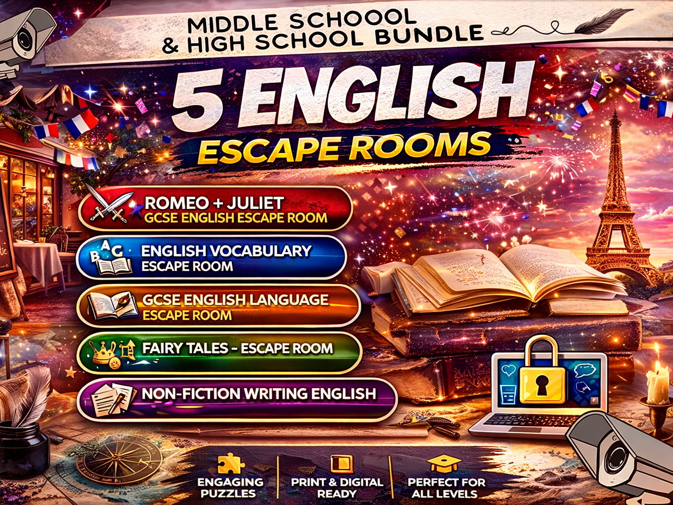 English Escape Rooms