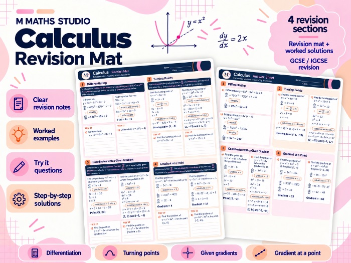 Calculus | A3 Revision Mat