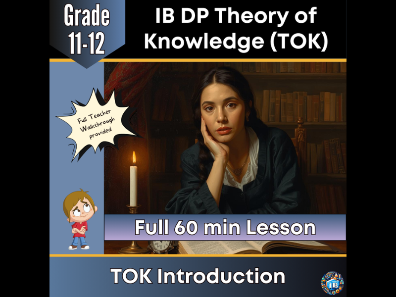 IB DP Theory of Knowledge (TOK): Introduction to TOK – Full Lesson 2026
