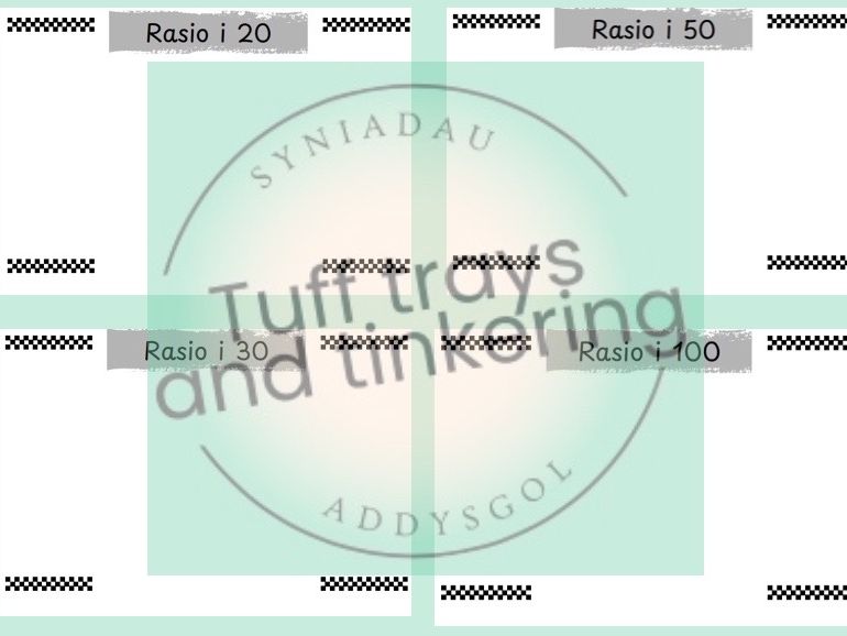 rasio i race to maths Curriculum for Wales Early Years PS1 addysg Cymraeg
