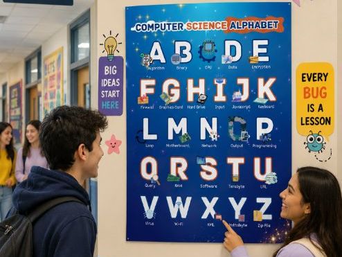 Computer Science Alphabet Posters – Classroom Display (A–Z)