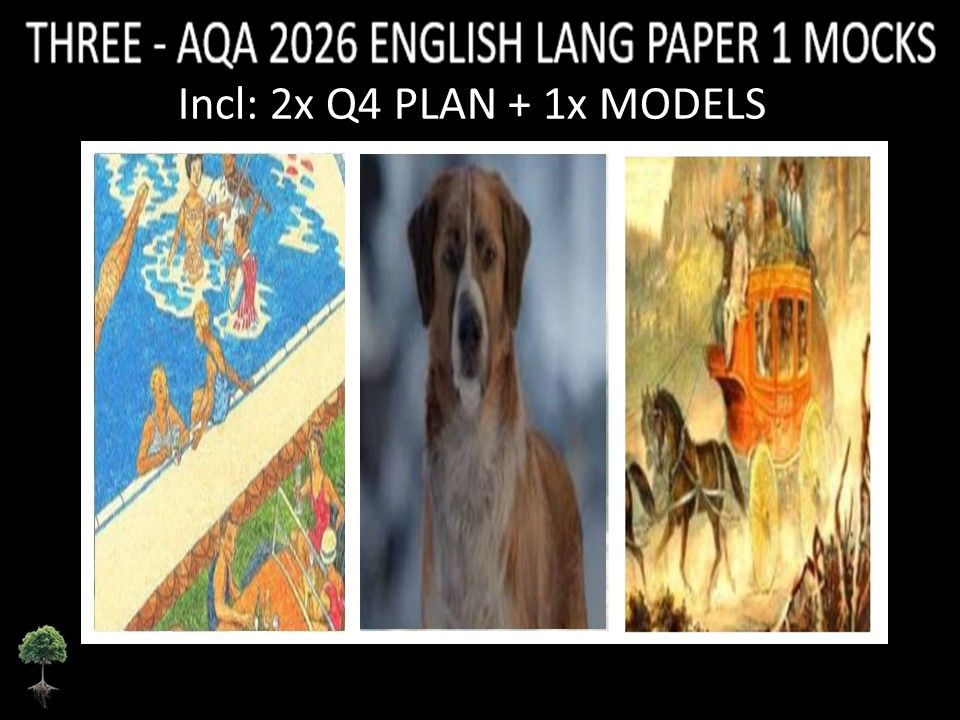 THREE - AQA PAPER 1 | 2026 FULL MOCKS | Q4 PLAN | MODELS
