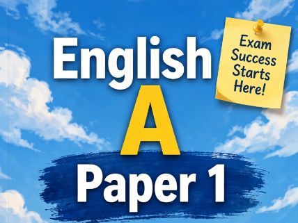 IGCSE English A Paper 1 Workbook 2026-2028